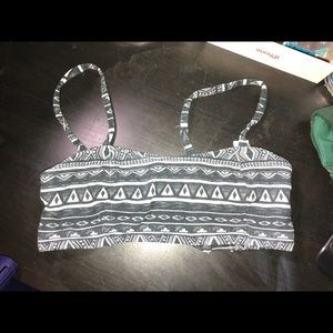 Tribal caged bralette